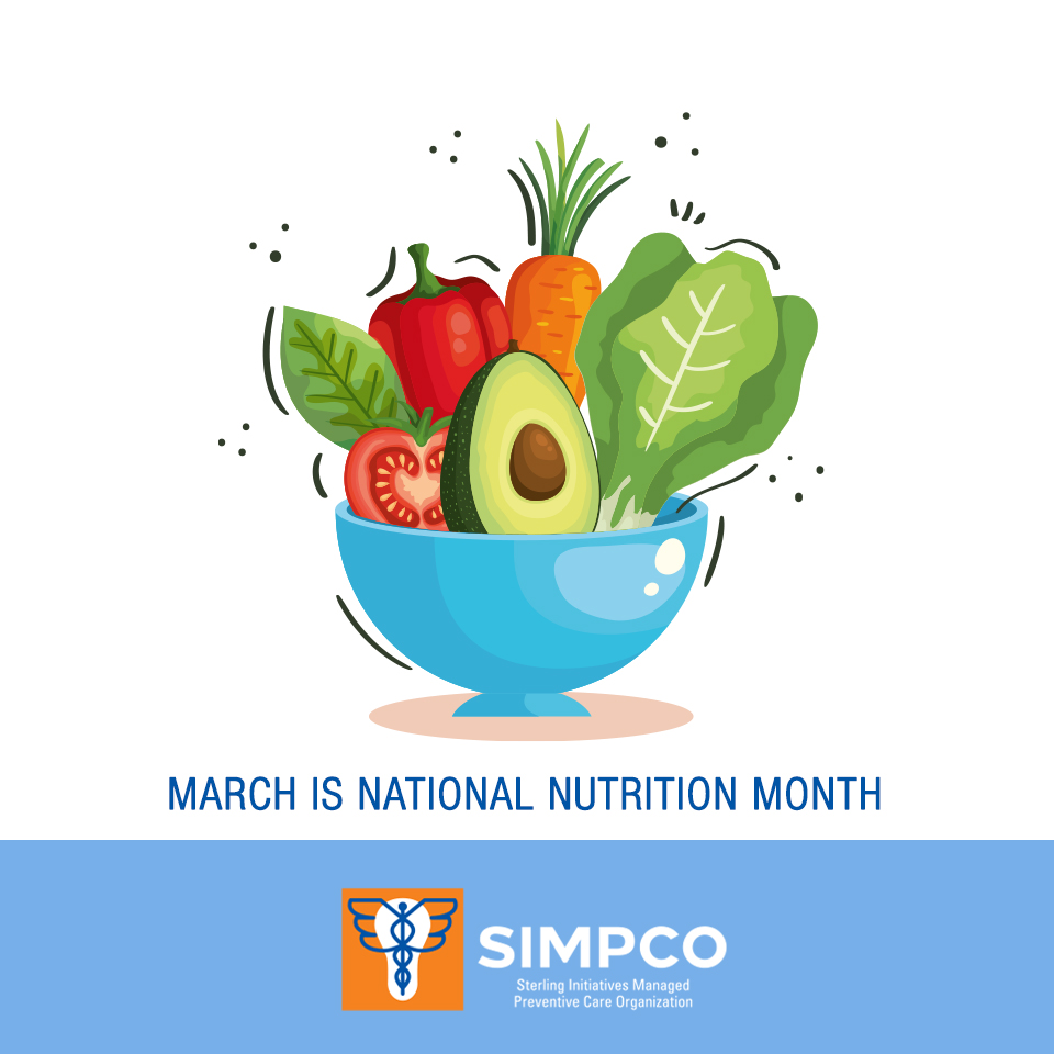 March Is National Nutrition Month – SIMPCO Solution