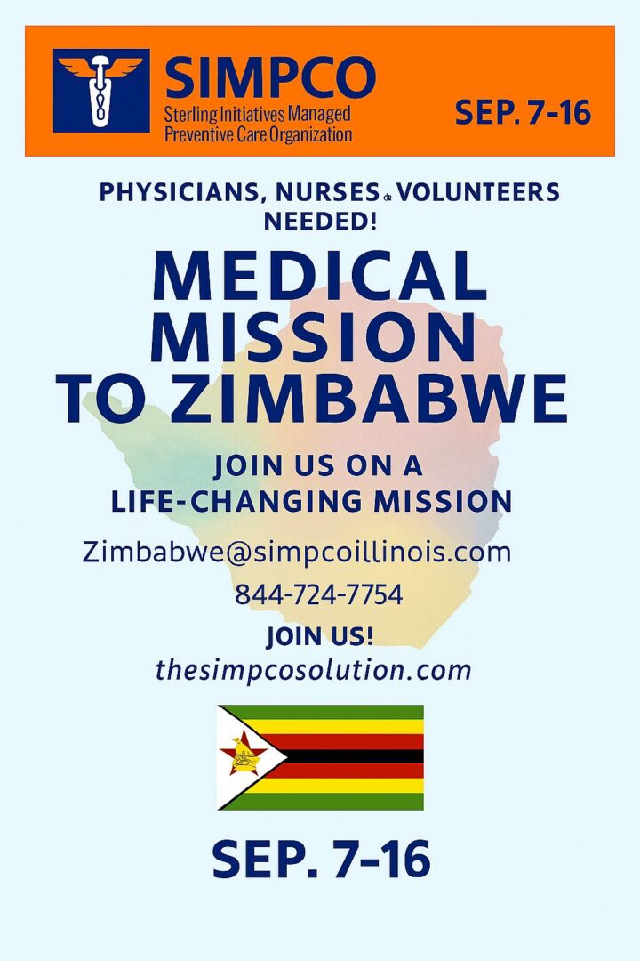 Medical mission to Zimbabwe, September 7-16.